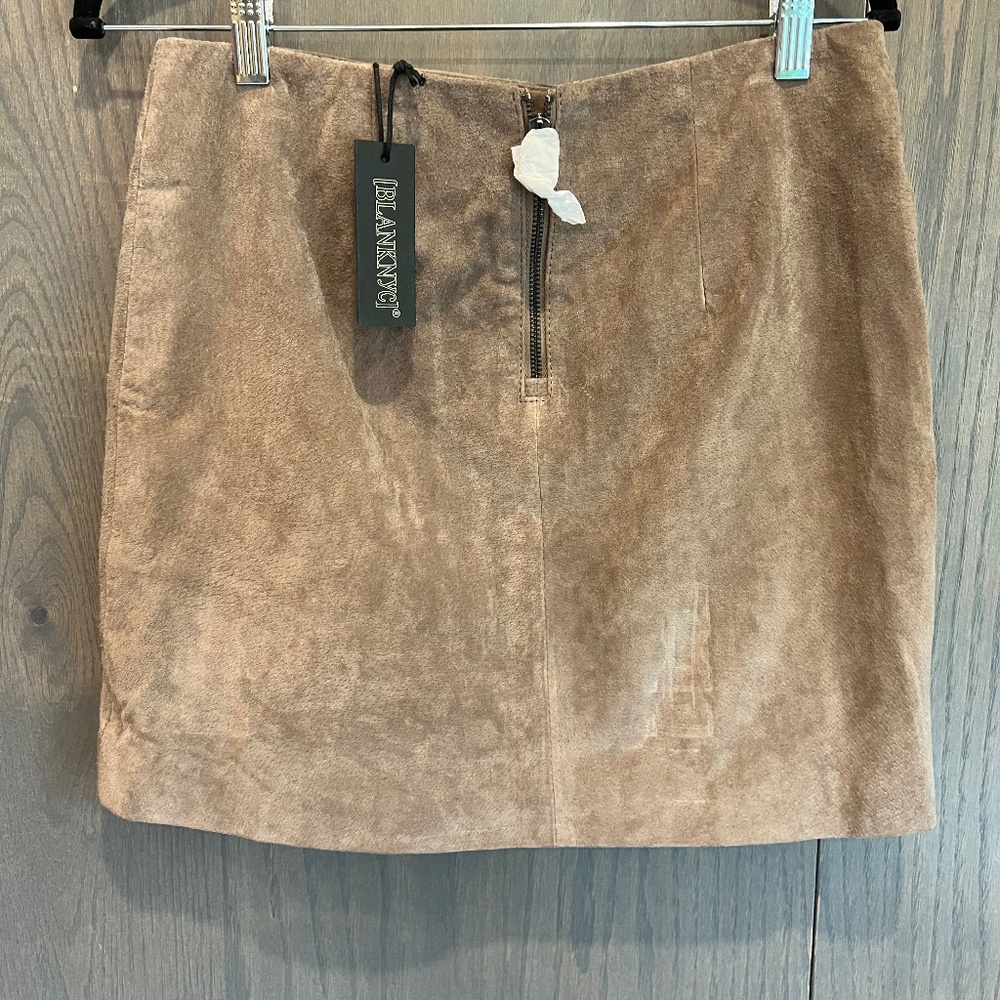 Blank NYC Women's Leather Mini Skirt Size 28